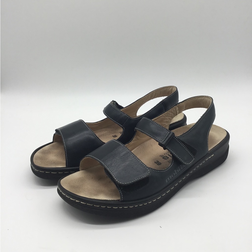 Mephisto Mobils Ergonomic Navy Sandals